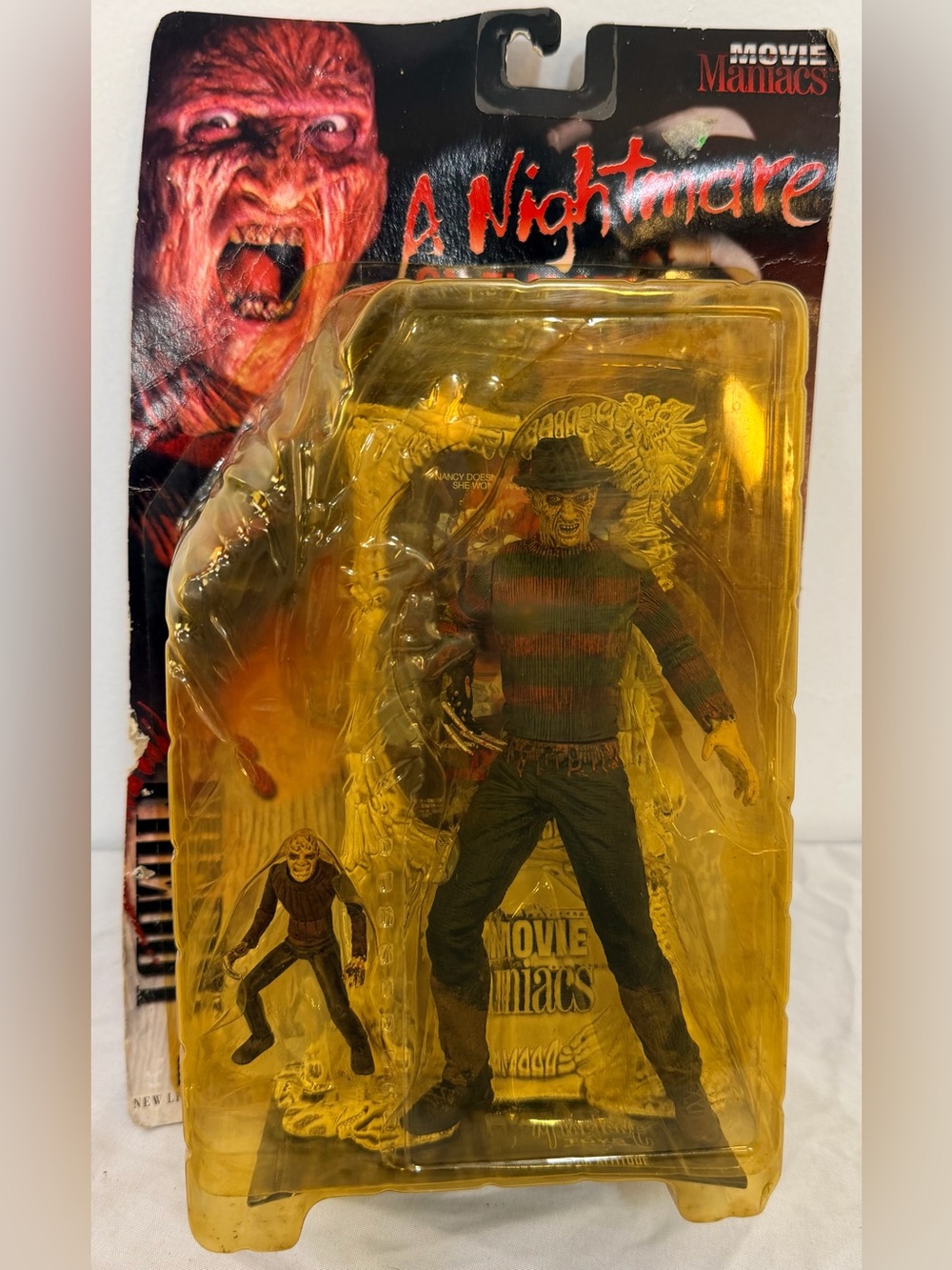 Vintage McFarlane Movie Maniacs Freddy Krueger from A Nightmare on Elm Street.